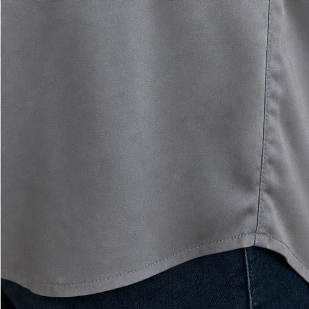 Gray Pleated Blouse - Picture 6 of 6